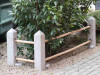 Žulový plotový sloupek old style - rohový 60 cm