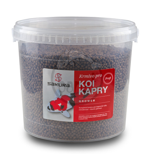 Grower - 4,5 mm kbelík 5 l (2300 g) krmivo pro koi