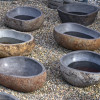 Kamenná nádržka Tsukubai - v. 15 cm