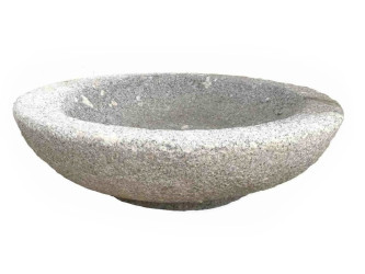 Kamenná nádržka Sakatsuki 30 cm - šedá žula