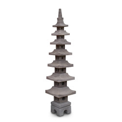 Japonská lampa Pagoda 230 cm - láva