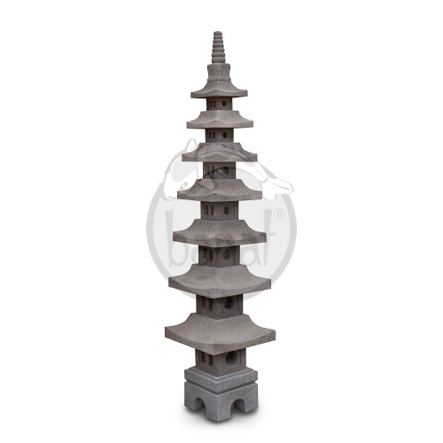 Japonská lampa Pagoda 230 cm - láva