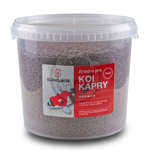 Grower - 3 mm kbelík 5 l (2300 g) krmivo pro koi